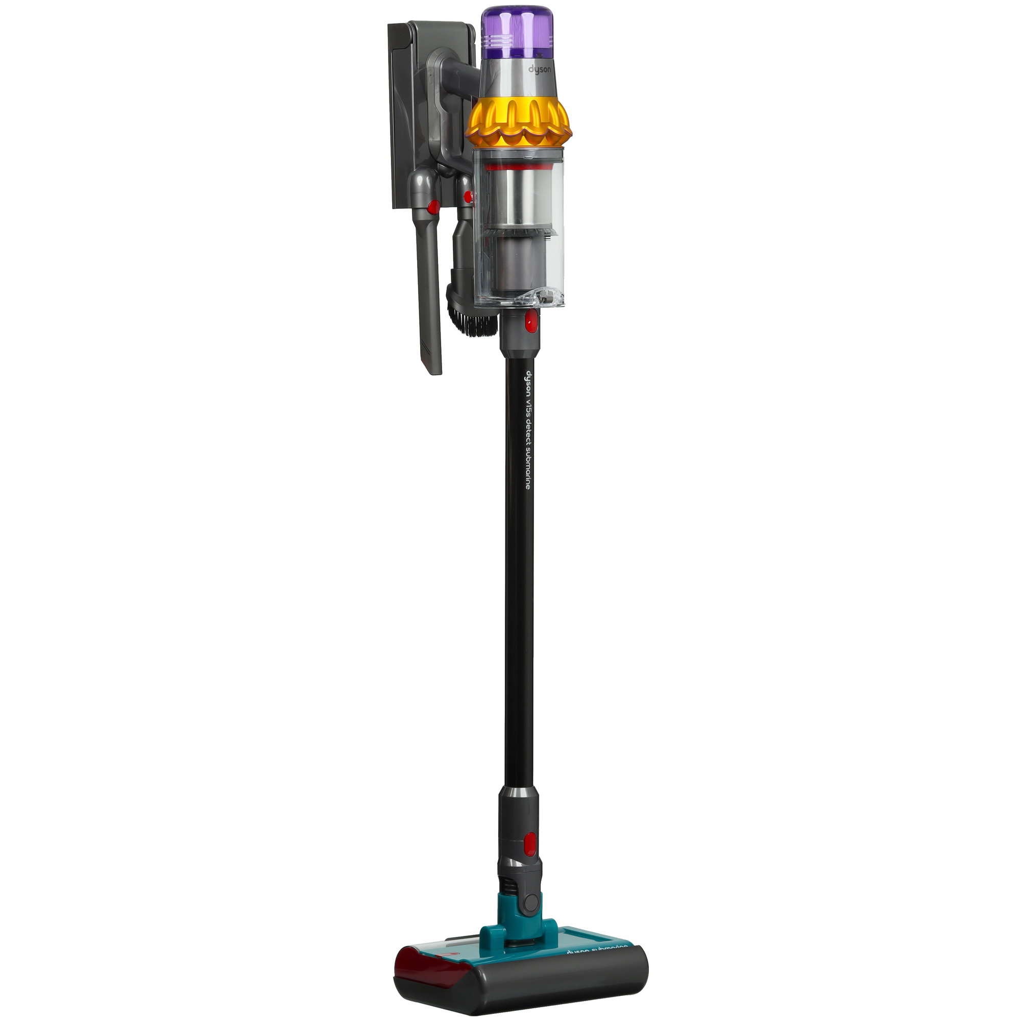 5470952 Моющий пылесос  вертикальный  Dyson V15 Detect Submarine  серый STDN-0024571