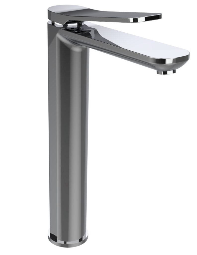 80520 / PR С отходами Смеситель для раковины высокий со сливом clic-clac. Bongio Gio2 80520/PR