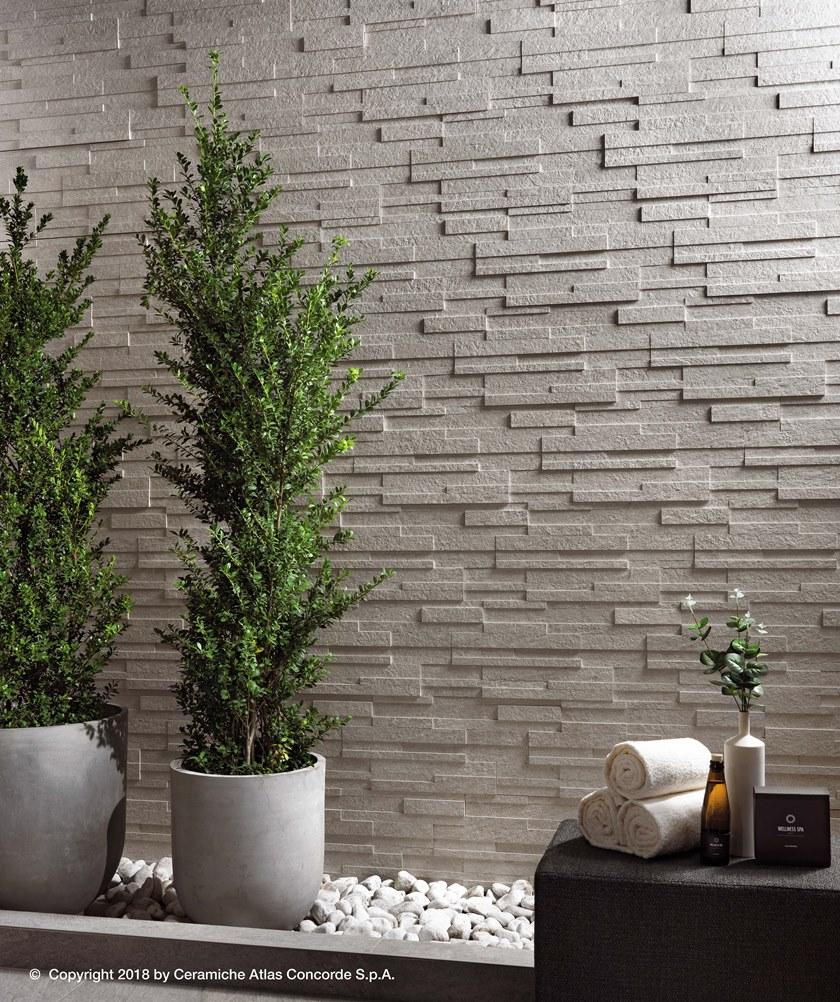 Atlas Concorde Объемная настенная плитка белого цвета для интерьеров Klif sun-id-1394409 - Вид №5