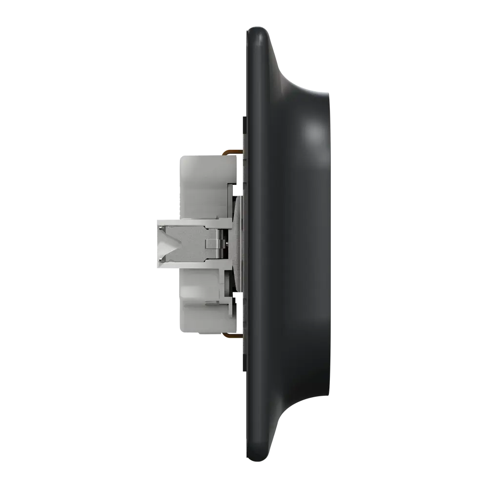 Розетка двойная встраиваемая Systeme Electric Sedna Design с заземлением, цвет антрацит 84794310 STLM-2153035 - Вид №3
