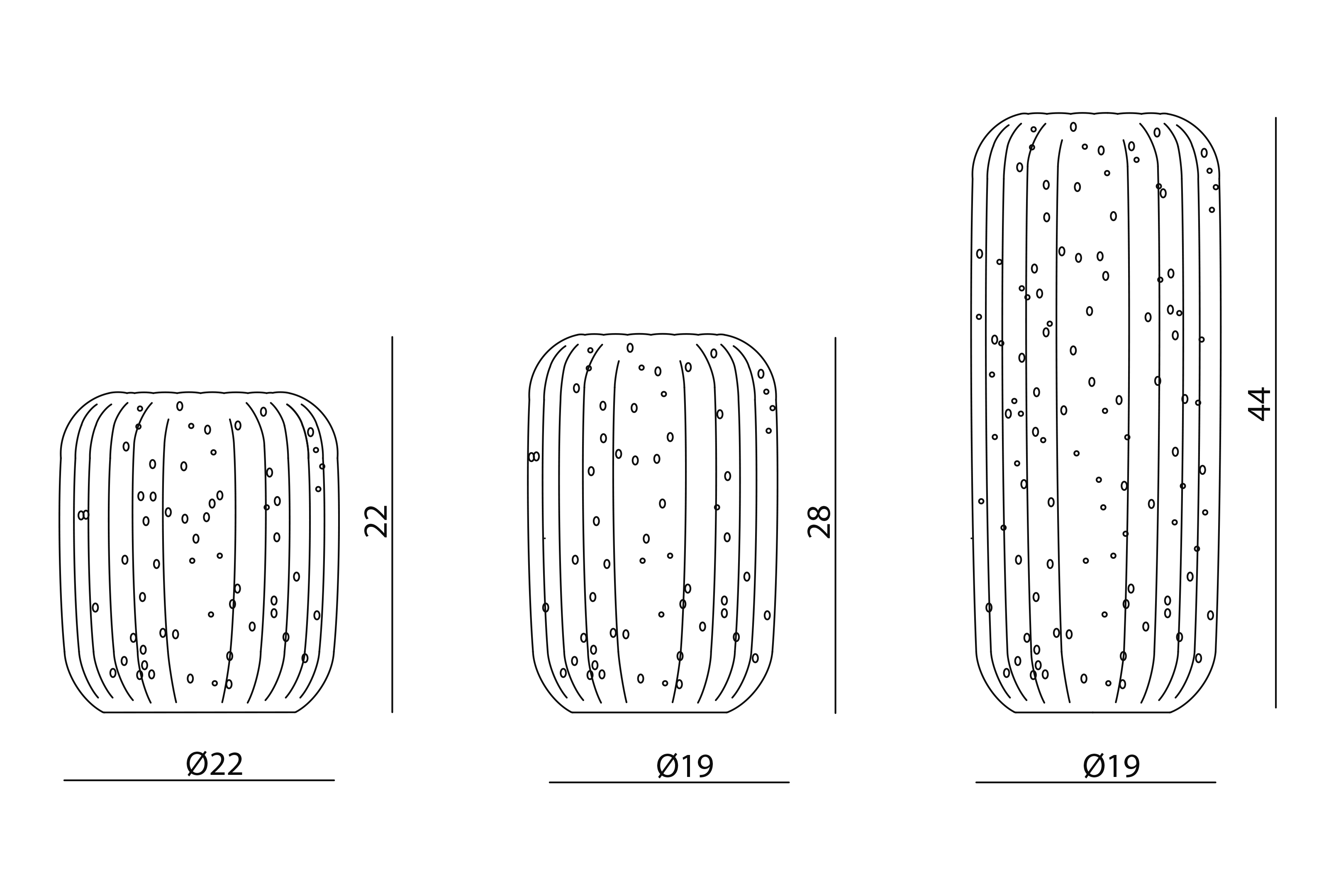 Gideon Ваза с ребрами Visionnaire  - Вид №6