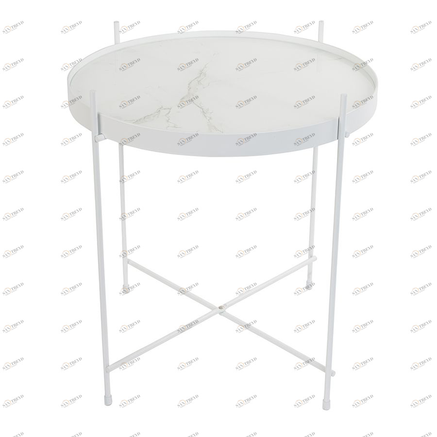 Стол журнальный Cupid Marble белый Zuiver 2300081