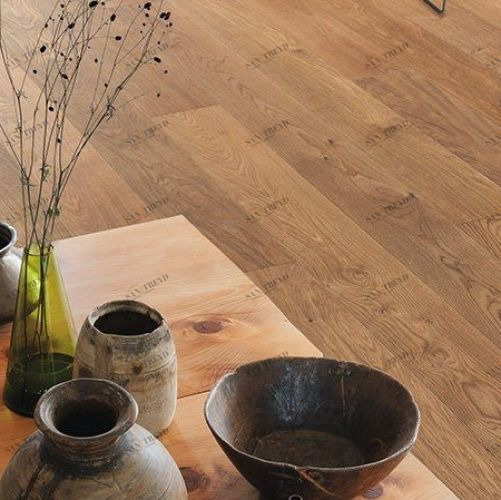 Паркетная доска Haro 4000 Series Top connect дымчатый Маркант Дуб Рустик с брашью (Текстурированная) 2200х173 мм 528678