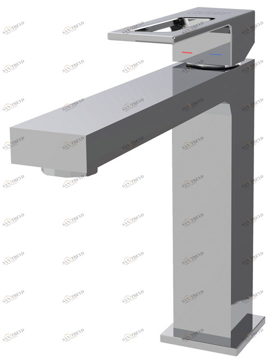 Смеситель на раковину однорычажный без донного клапана CEZARES EFFECT-LSM2-01-W0