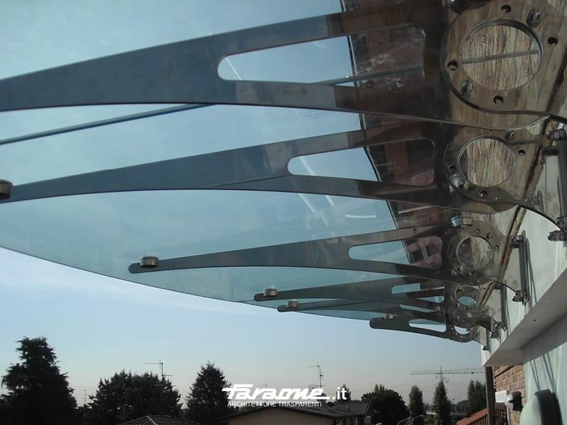 FARAONE Укрытие из нержавеющей стали и стекла sun-id-1379150 - Вид №3