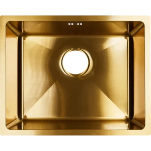 Мойка для кухни врезная Maidsinks LHS5040-R15-001GD 50x40 см глубина чаши 20 см нержавеющая сталь цвет золотистый 89049191 STLM-2196170