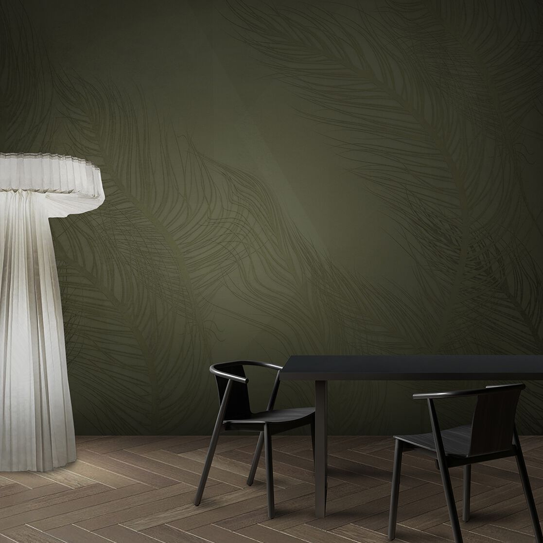 Обои с цветочными мотивами N.O.W. Edizioni CONCRETE / SOFT POETRY ARCH-00067888 - Вид №2