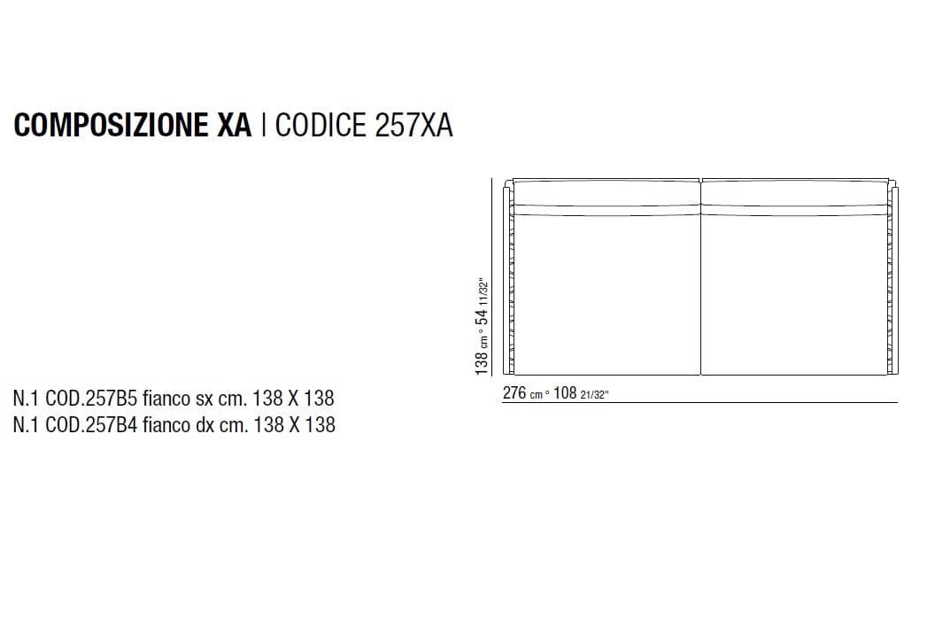 3-местный тканевый диван Flexform ZANTE ARCH-00127651 - Вид №1