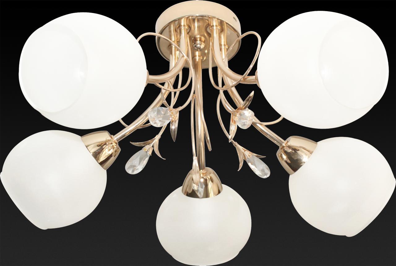 Потолочная люстра Toplight Gwen TL7460X-05FG TOPLIGHT GWEN 183910 Белый  - Вид №1