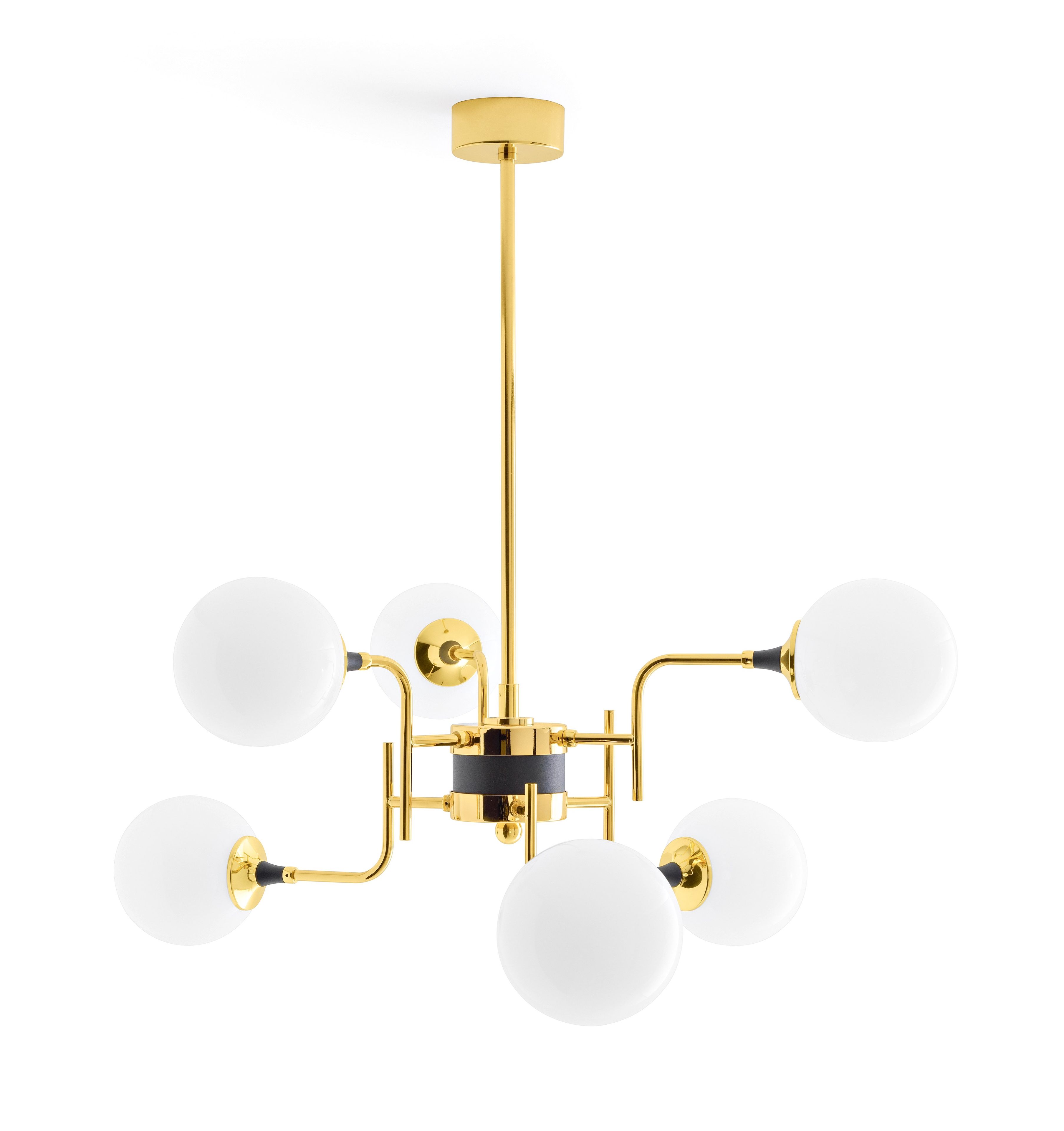 Стеклянный и металлический подвесной светильник Stilnovo Галактика ARCH-00109874 - Вид №2