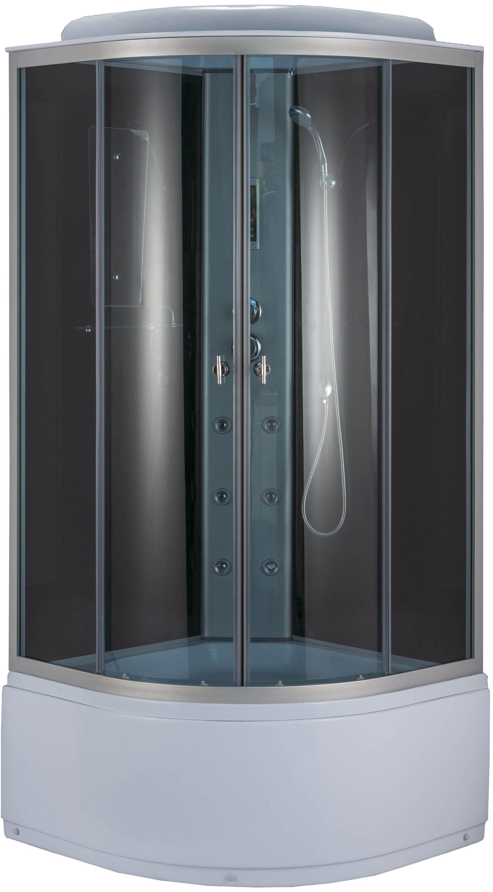 Душевая кабина NG- 3518-14 (900х900х2150) высокий поддон(45см) стекло ТОНИРОВАННОЕ Niagara Classic 35181434 - Вид №1