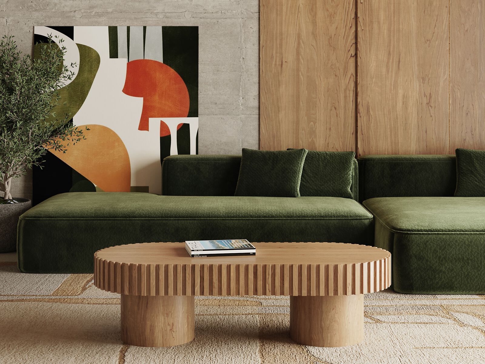 Модульный тканевый диван ANA ROQUE INTERIORS ARCH-00112074 - Вид №1