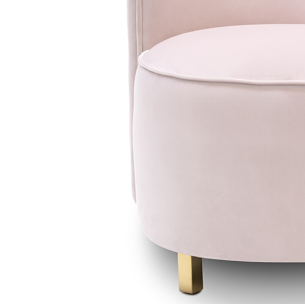 700467-52 ABHIKA КРЕСЛО ИЛА LIGHT PINK  - Вид №3