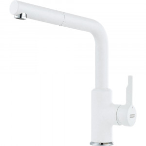 Смеситель кухонный  Franke Urban Выдвижной носик Хром/Белый