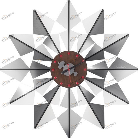 Часы настенные серебристые Tomas Stern 8026 TOMAS STERN ДИЗАЙНЕРСКИЕ 00-3872730 Серебро 