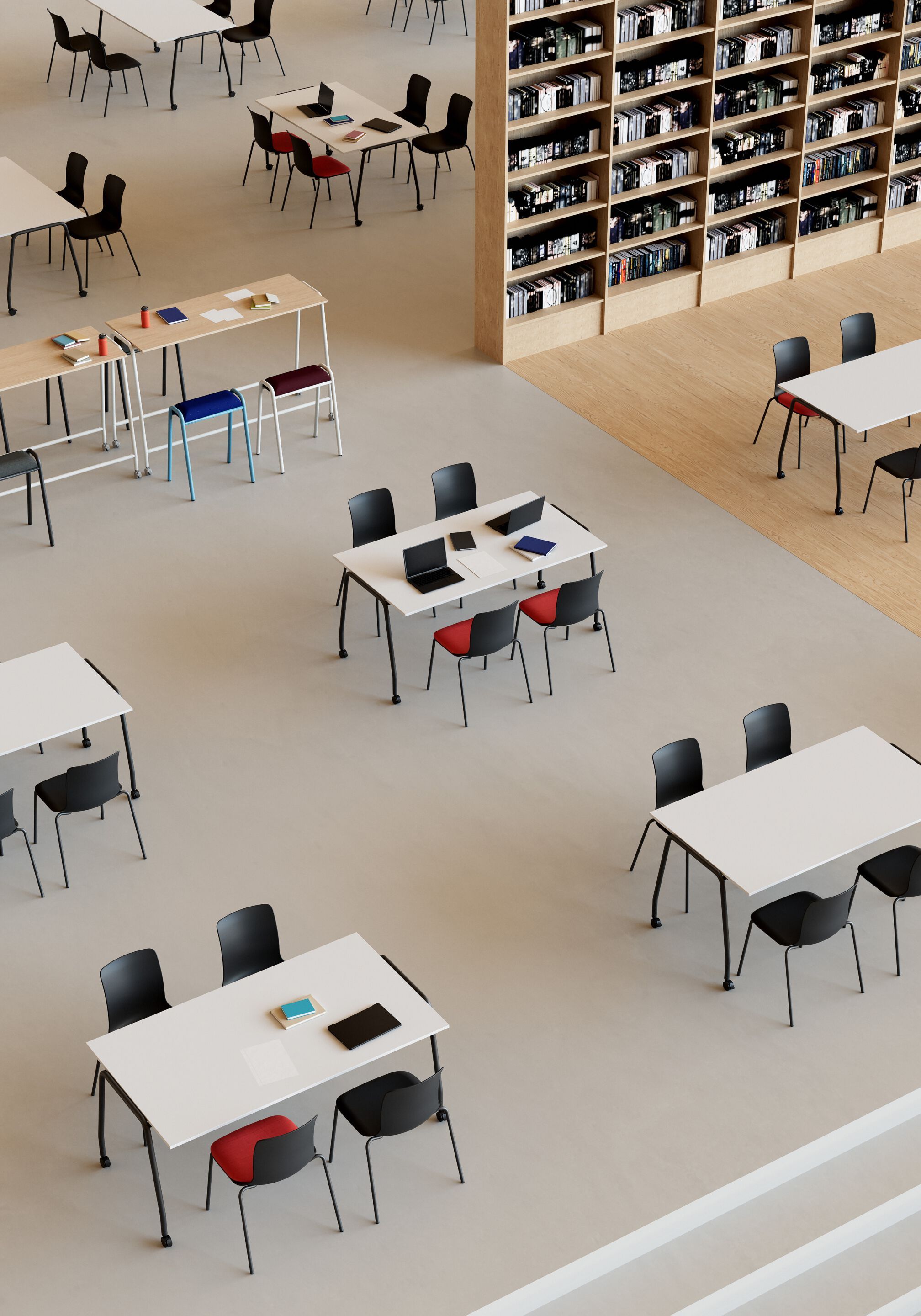 Мягкий тканевый операционный стул с подлокотниками IBEBI Nume ARCH-00039624 - Вид №2