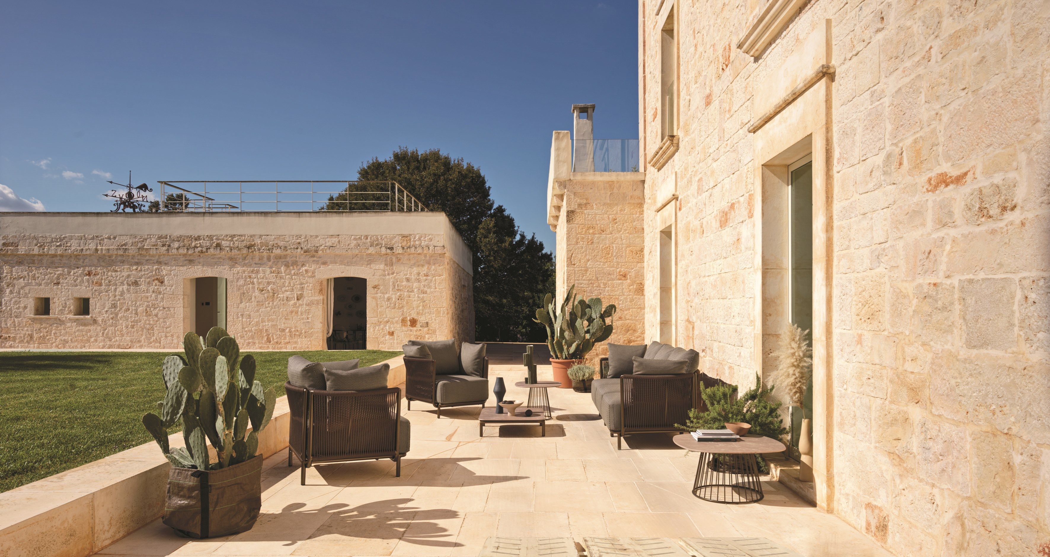 Плетеное кресло с полиэфирной веревкой Roberti Queen ARCH-00060886 - Вид №5