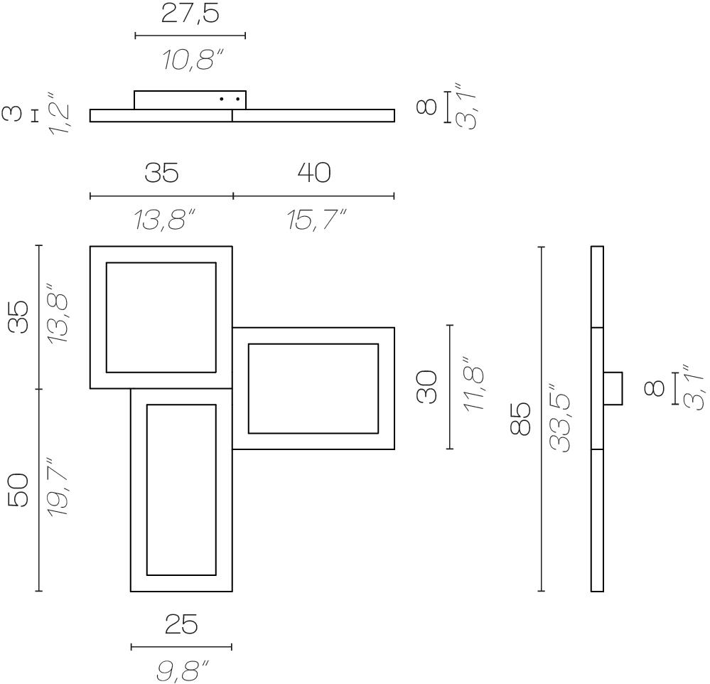 Contardi Аппликация светодиода из лука Uffizi sun-id-1477256 - Вид №17