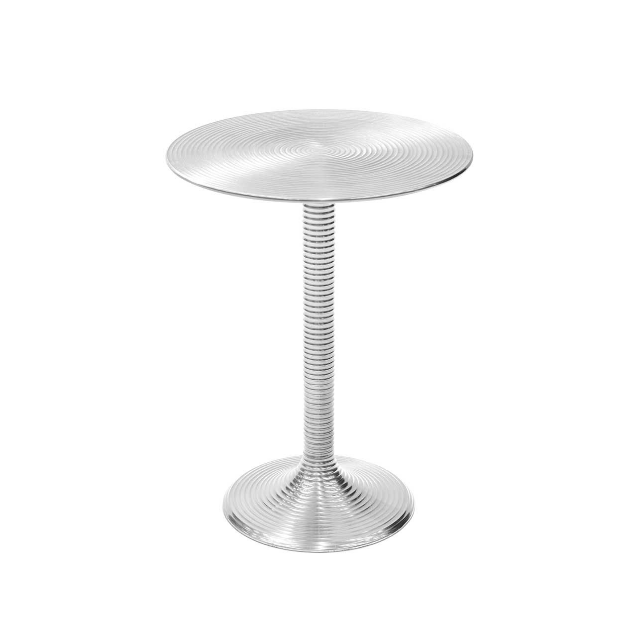 450266-02 ABHIKA СТОЛ KAMPAI H50 D38 SILVER  - Вид №2