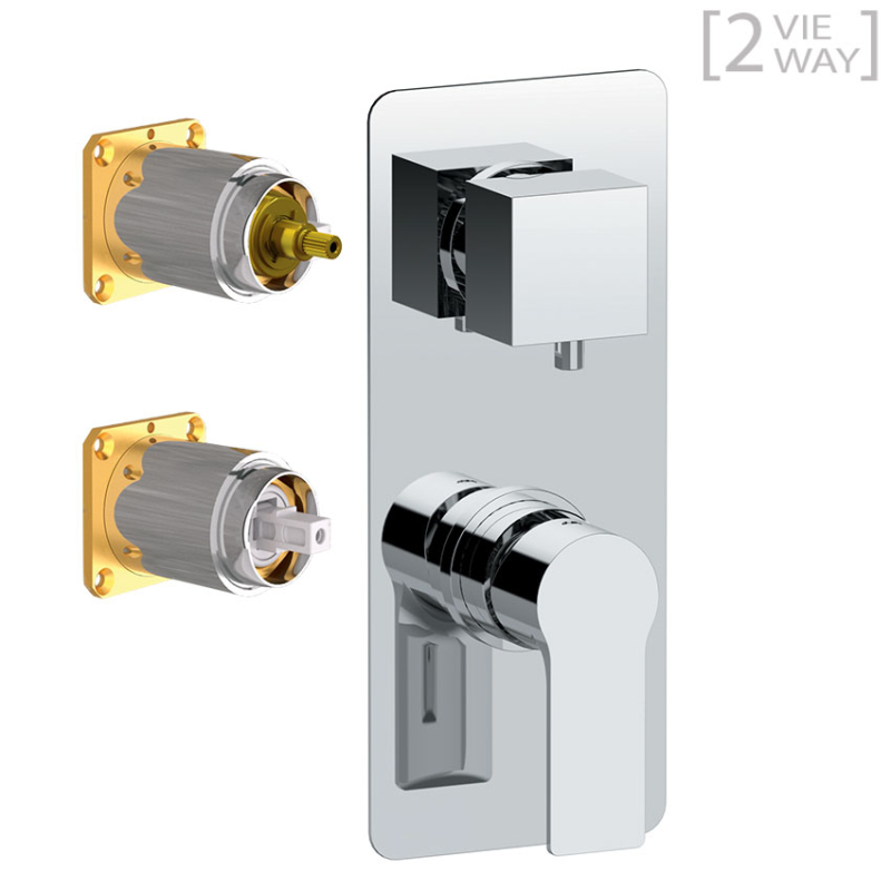 RX612D2KB Смеситель для душа DANIEL RUBINETTERIE Reflex - Вид №2