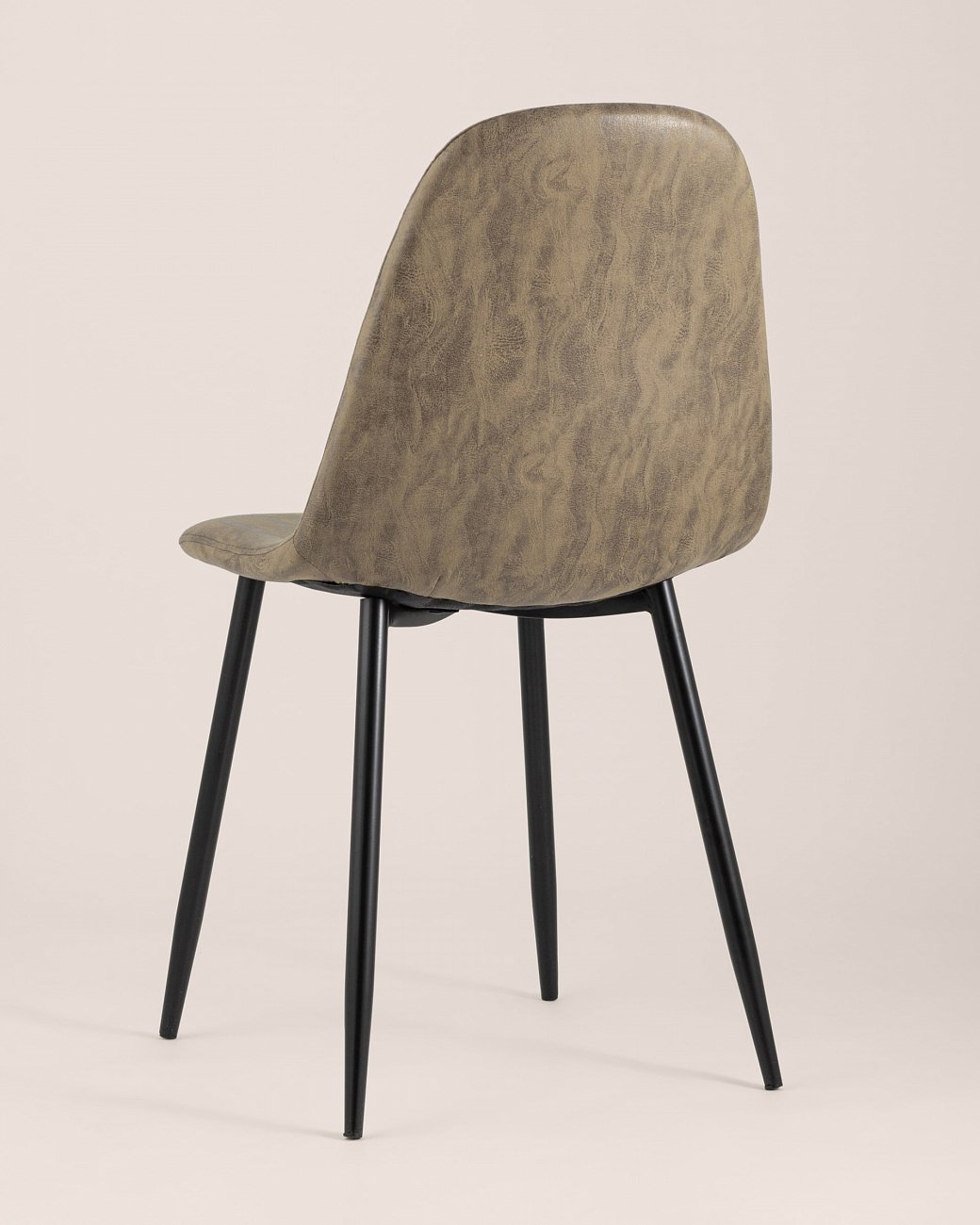 Стул со спинкой коричневый из замши "Валенсия" STOOL GROUP ДИЗАЙНЕРСКИЕ, ИНТЕРЬЕРНЫЕ 00-3946145 Коричневый  - Вид №4