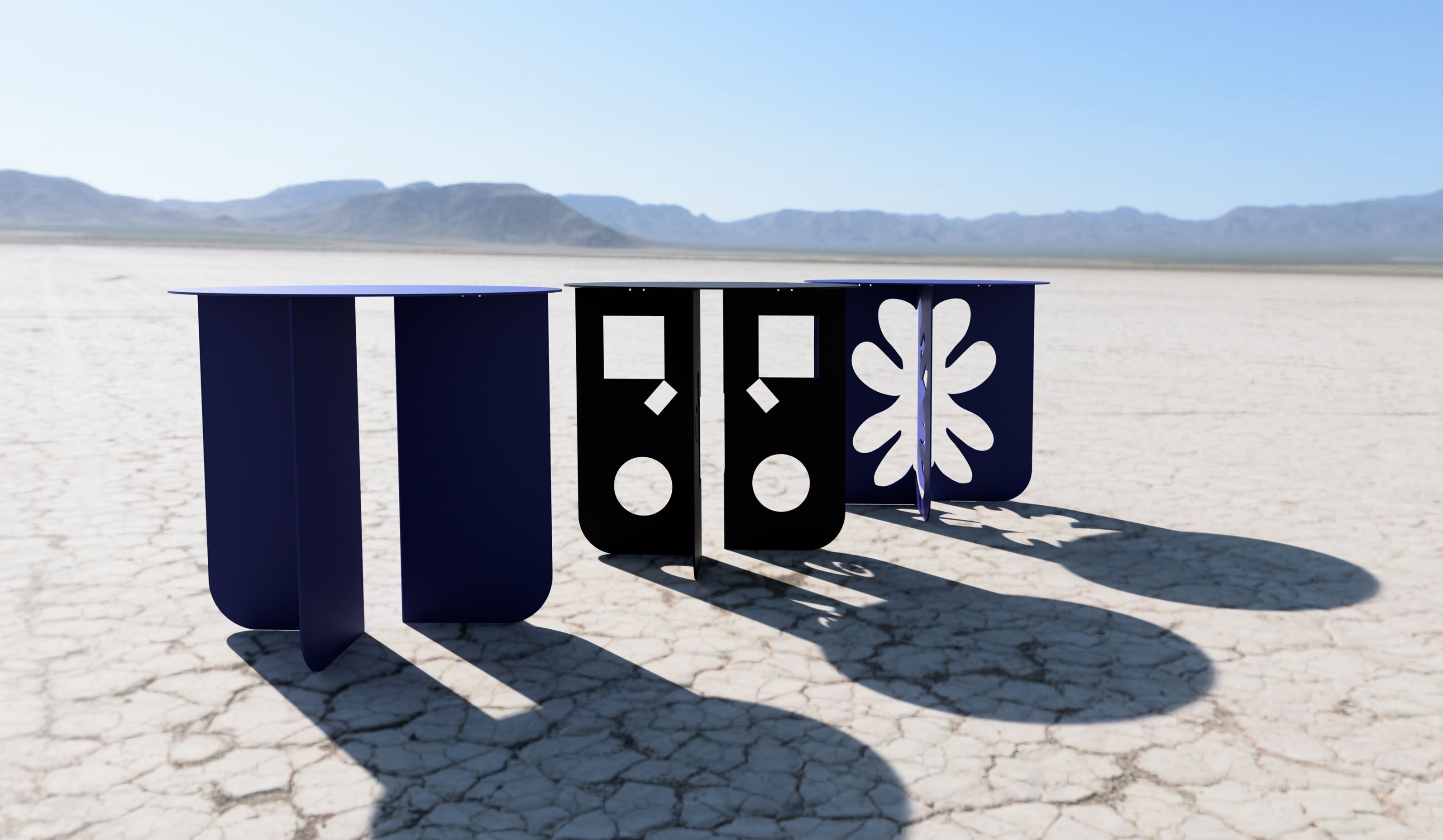 Круглый стол из листового металла Shishka Project Art Table ARCH-00027344 - Вид №11