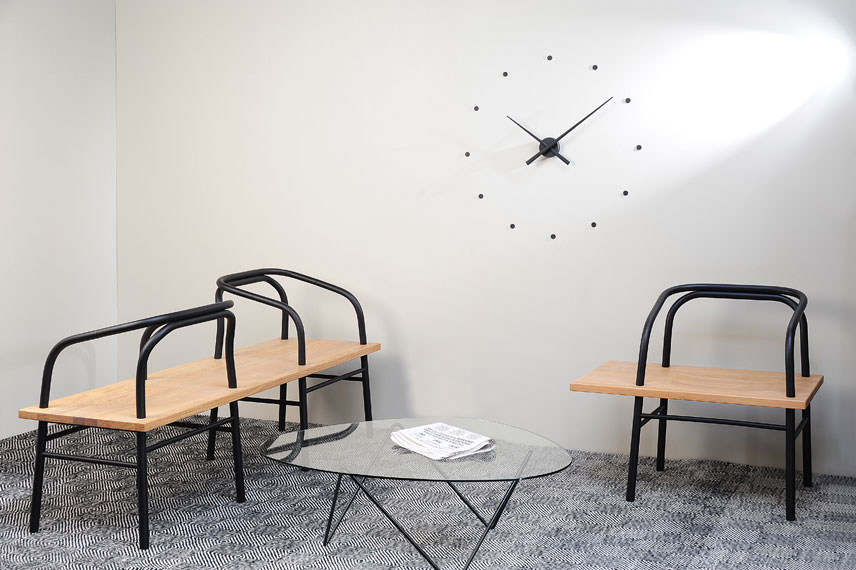 088210 Часы Black 50 см (черный) Nomon Oj  - Вид №4