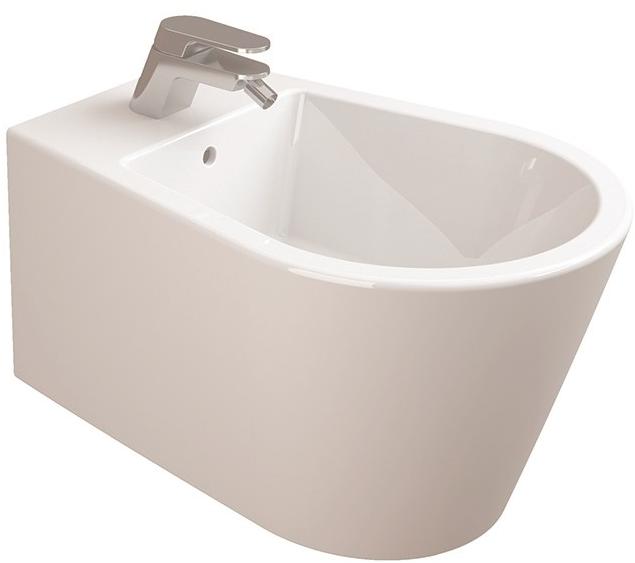 Биде подвесное 53 Sanitana GLAM + крышка с механизмом (микролифт) S10069034900000 ( GLBD3 ) S10069034900000;S80006761600000