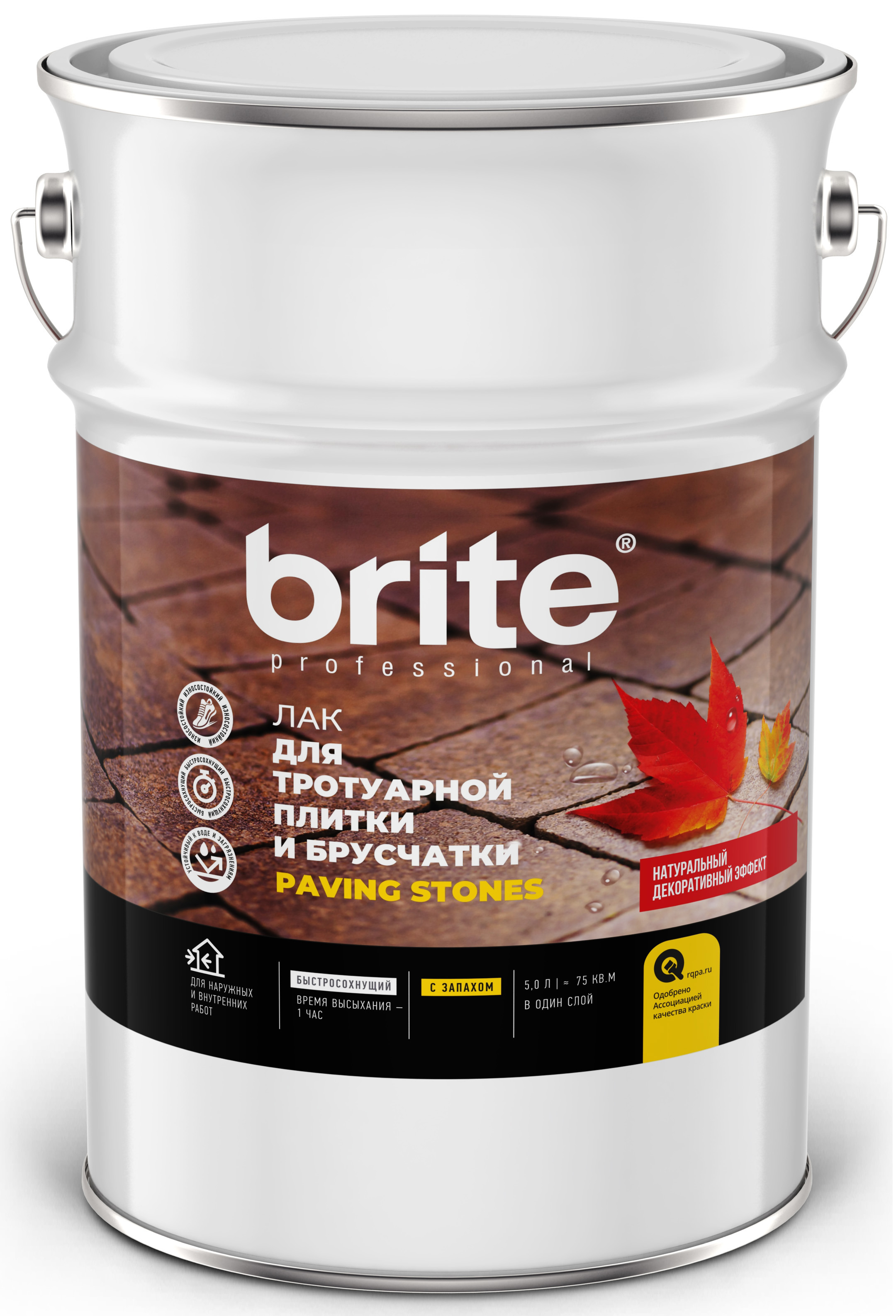 85607263 Лак для тротуарной плитки и брусчатки прозрачный 5л STLM-0064561 ЯРОСЛАВСКИЕ КРАСКИ  - Вид №1