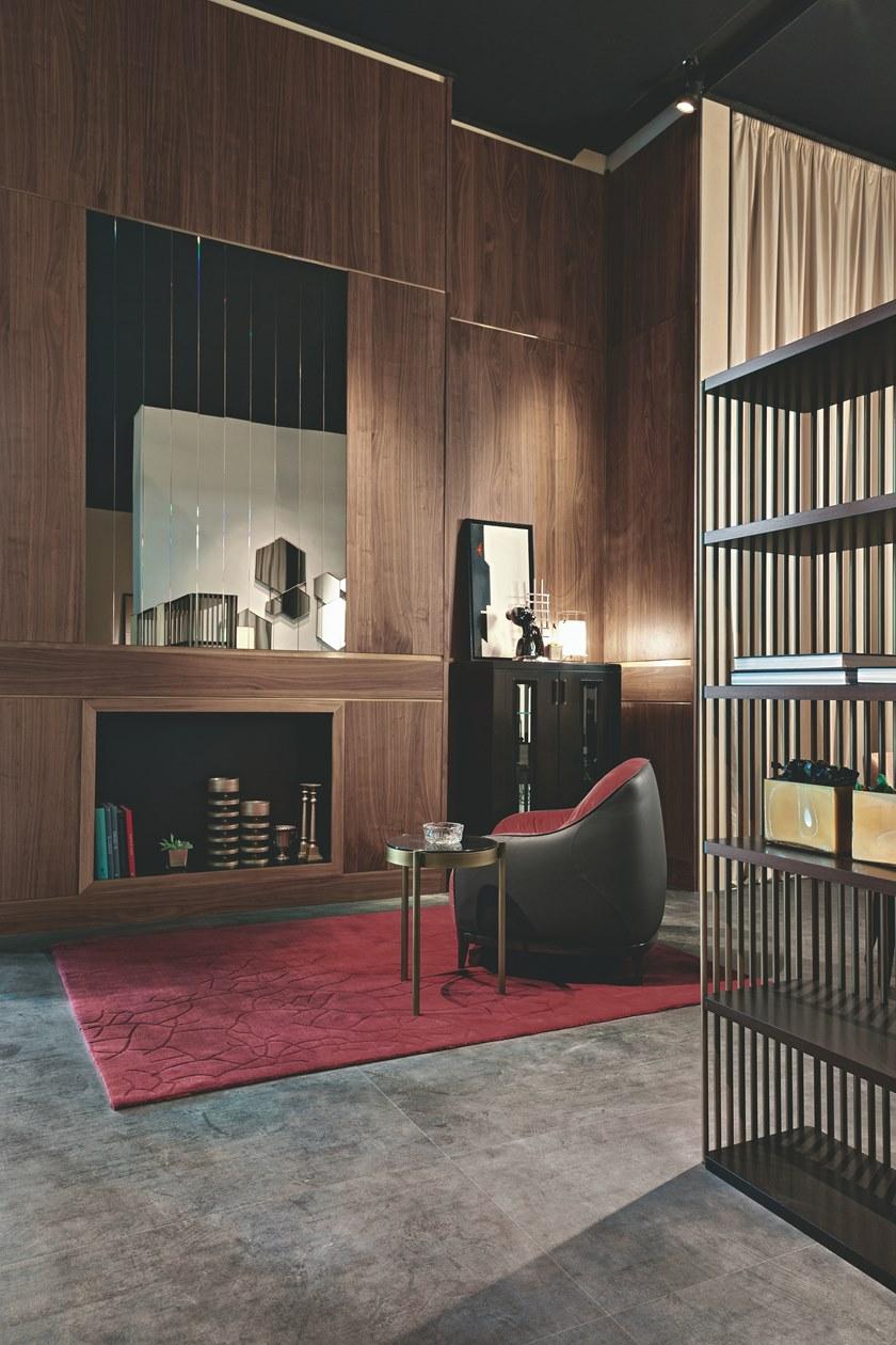 SELVA Мягкое кожаное кресло с подлокотниками  1092  - Вид №6