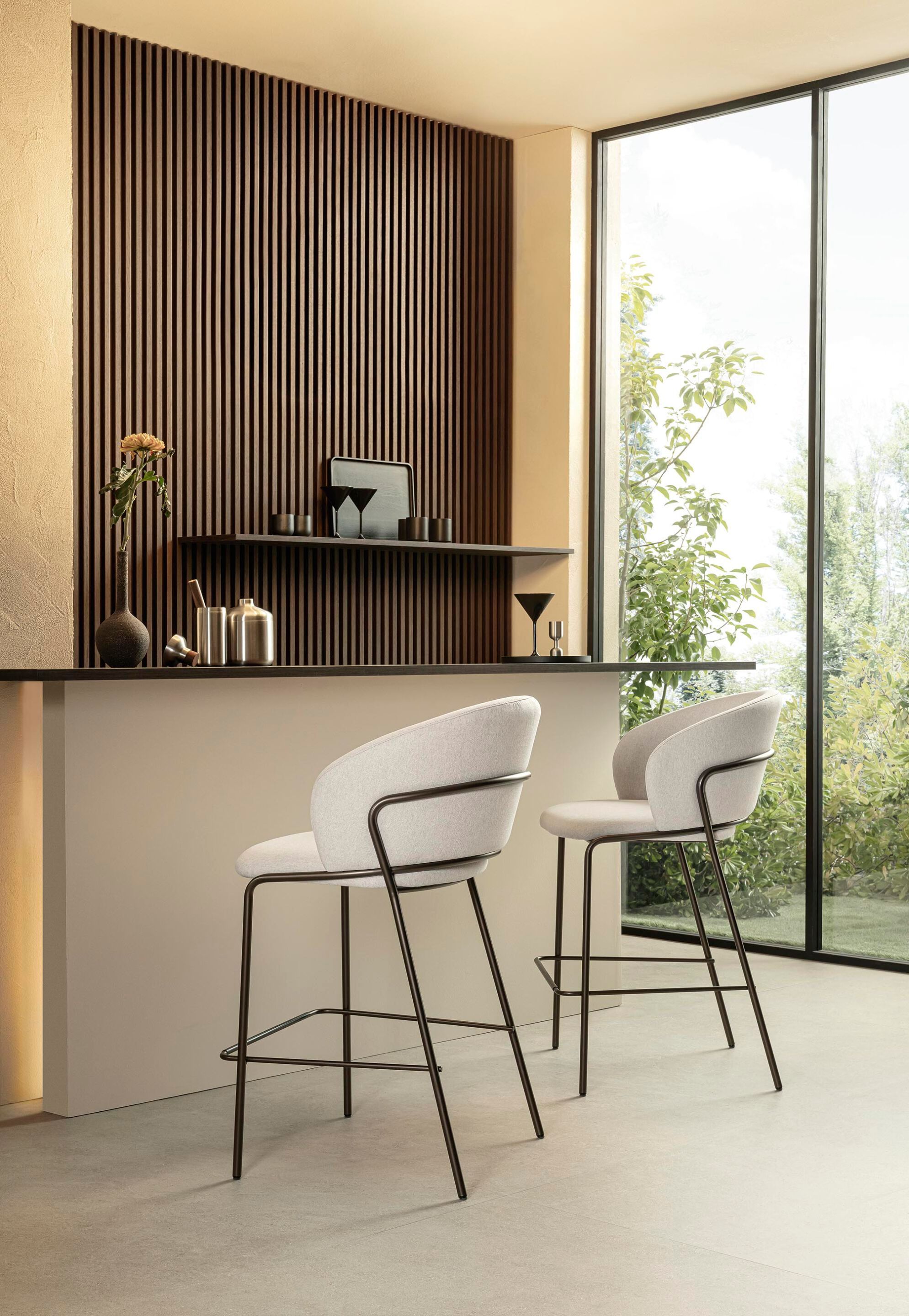 Мягкий стул из ткани RIFLESSI VELA ARCH-00113141 - Вид №6