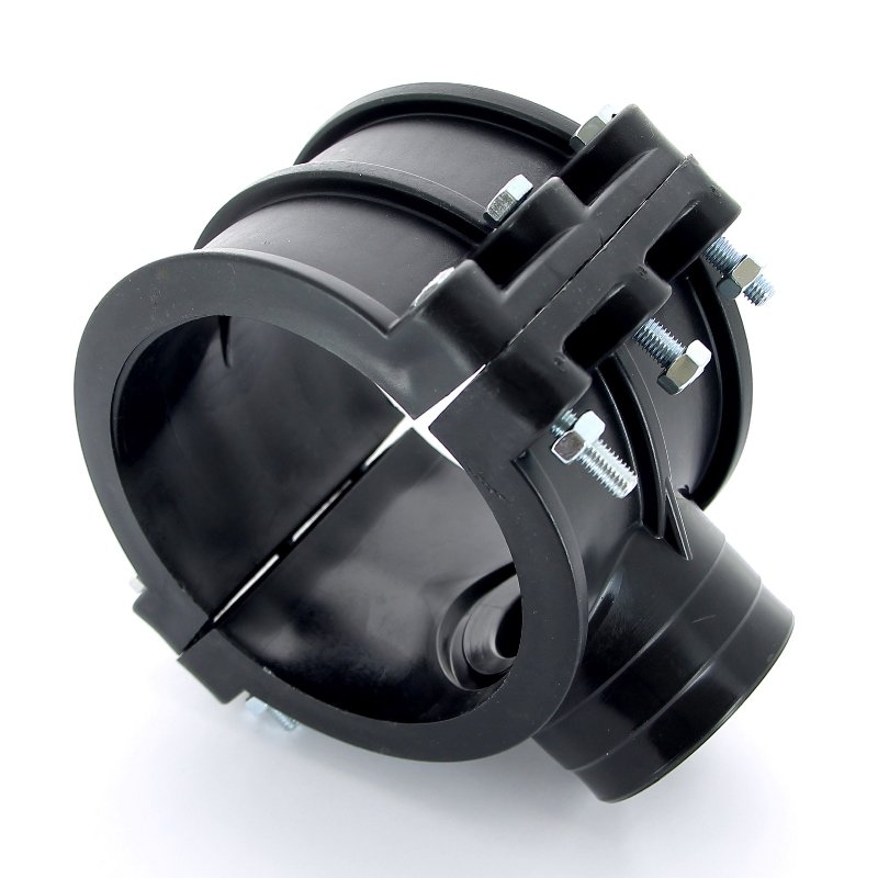 Врезка монтажная 110 x 2" ВР, 6 болтов, для труб ПНД UNIDELTA 1019110007 - Вид №1