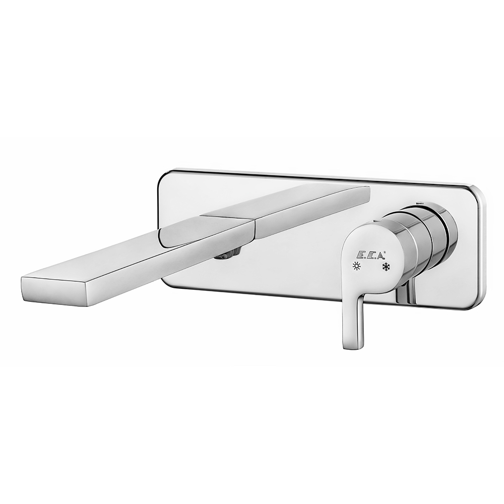 102167601hst-k  Icon Группа скрытого монтажа для раковины, устанавливаемая на поверхность - с одной розеткой - экономия воды Eca 