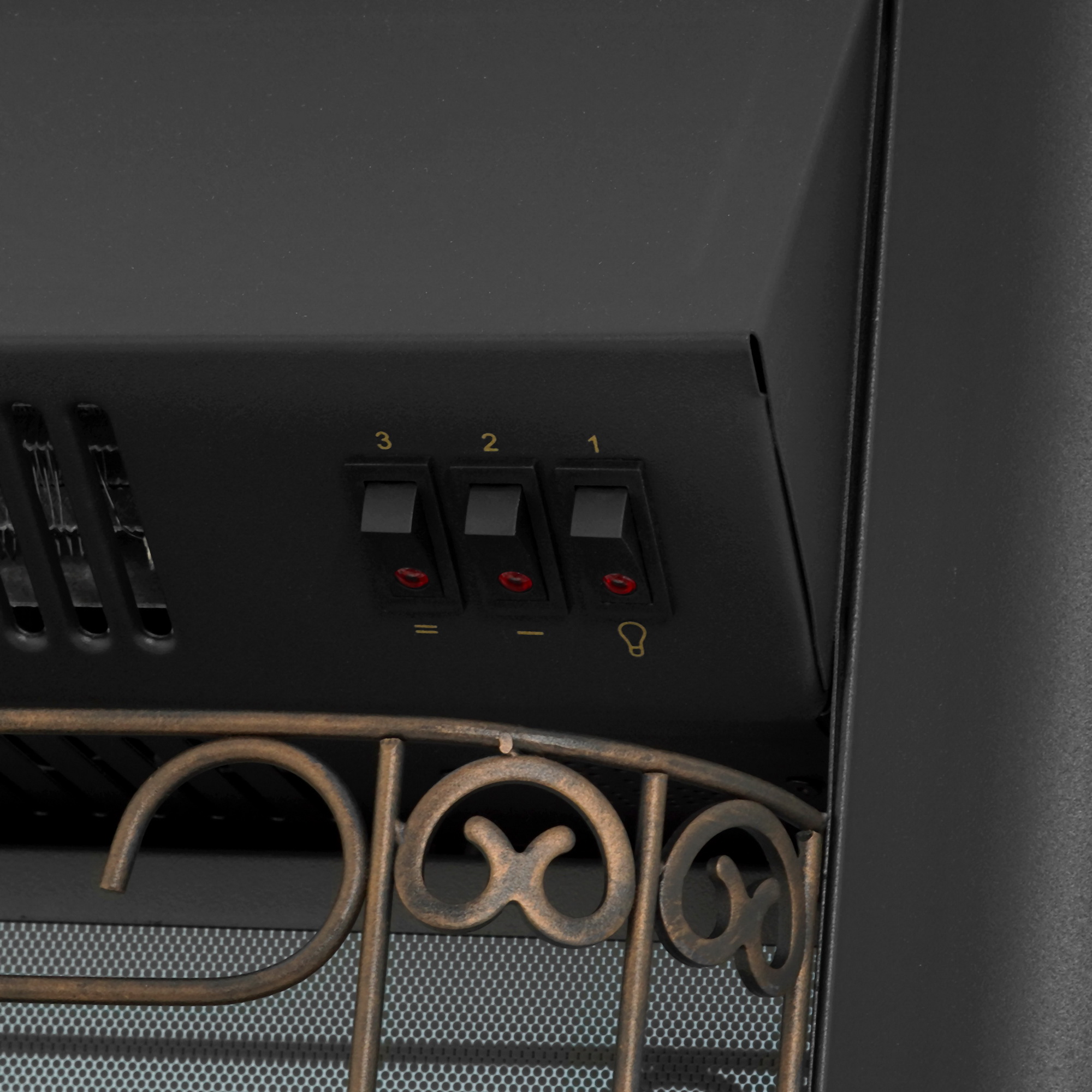 9022150 Каминокомплект RealFlame SELENA STD GR-P712 + MAJESTIC BL STDN-0104687 - Вид №4