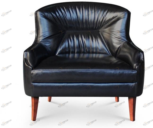 Porustudio Мягкое кожаное кресло с подлокотниками sun-id-1373117