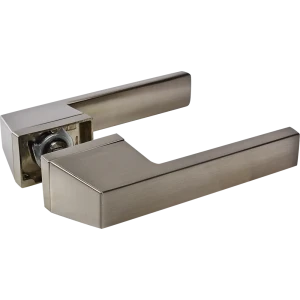 Ручка дверная Armadillo Brick UCS без запирания ЦАМ гальваническое покрытие цвет матовый никель