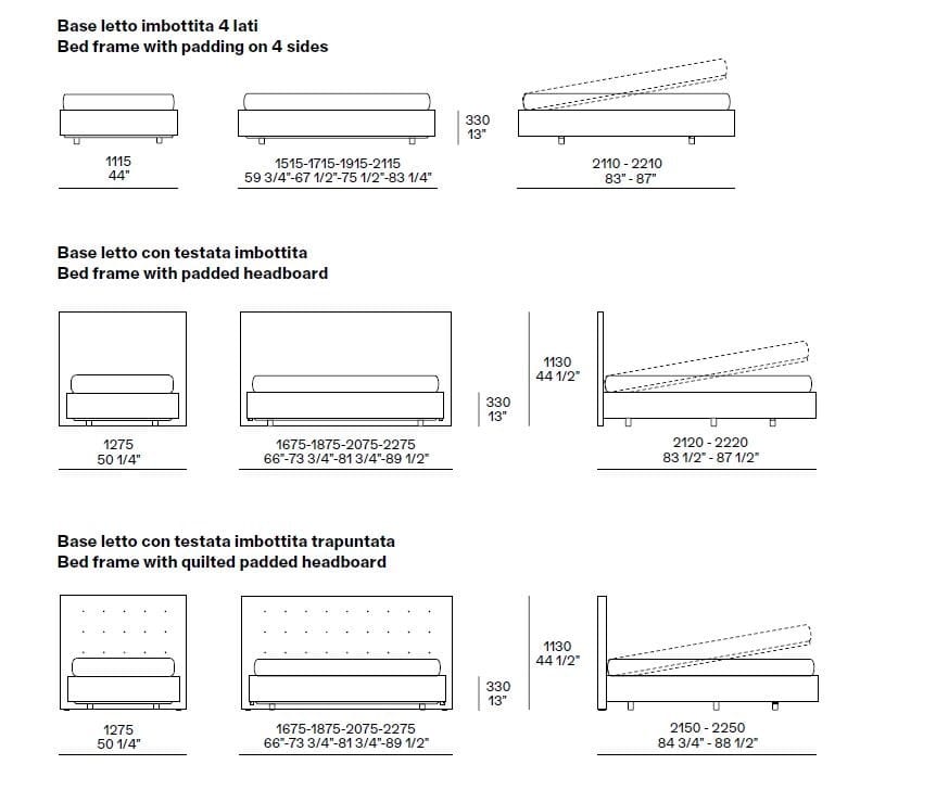 Двуспальная кровать для хранения ткани Poliform ARCA ARCH-00043428 - Вид №2