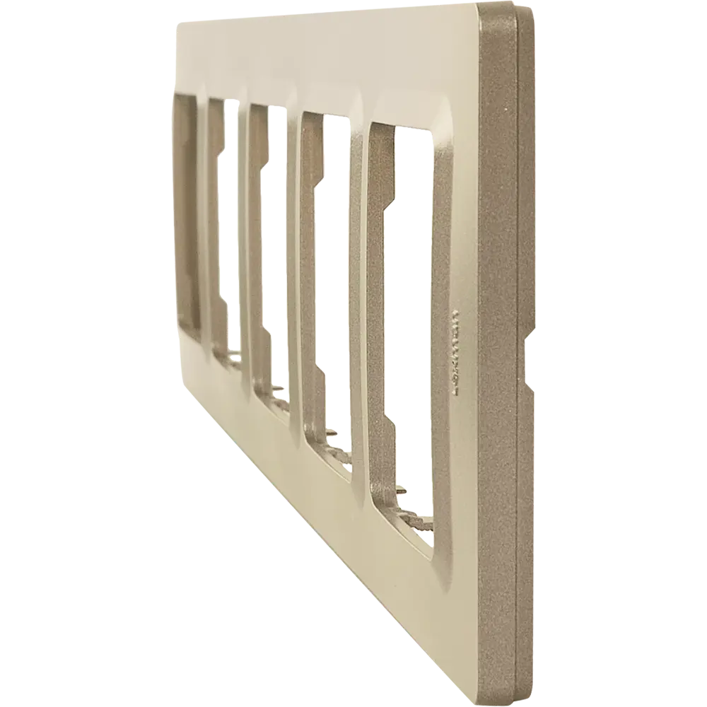 LEXMAN LILIAN — универсальная рамка для розеток, 5 постов, цвет Шампань 86761617 STLM-1469867 - Вид №2