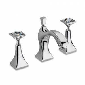 44037 Монокомандный смеситель для раковины, ручка Сваровски EFFEPI RUBINETTERIE Chic diamante