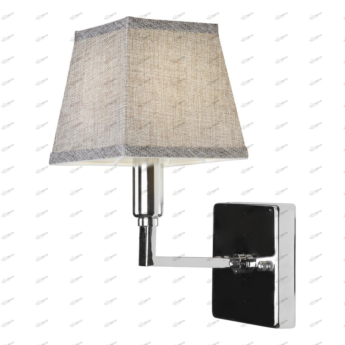 Бра настенное серое iLamp Hilton 1 6943-1 CR ILAMP HILTON 00-3949108 Серый