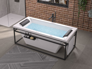Прямоугольная ванна с гидромассажем