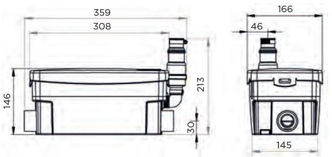 Sanitrit Сливной насос  Sh+  - Вид №2