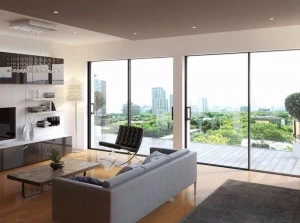 ALUK Group Раздвижное алюминиевое окно