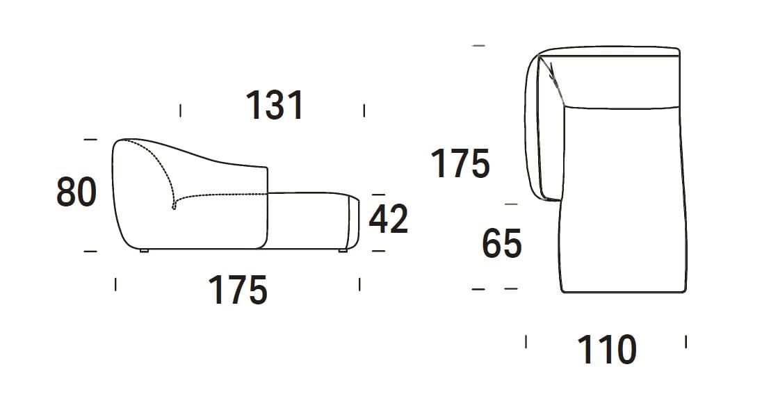 Съемный диван из ткани Felis Softliving ARCH-00128102 - Вид №10