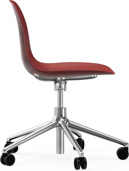606045 Кресло Swivel 5W Gaslift Alu Red Normann Copenhagen Form - Вид №2