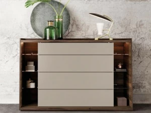 Kico Деревянный комод со встроенными ручками Gruppi