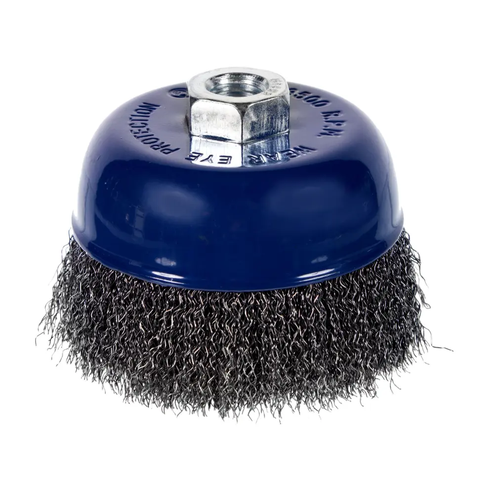 Щетка чашечная Dexter для болгарки 100 мм - очистка металла от ржавчины и краски 17410276 STLM-0008108