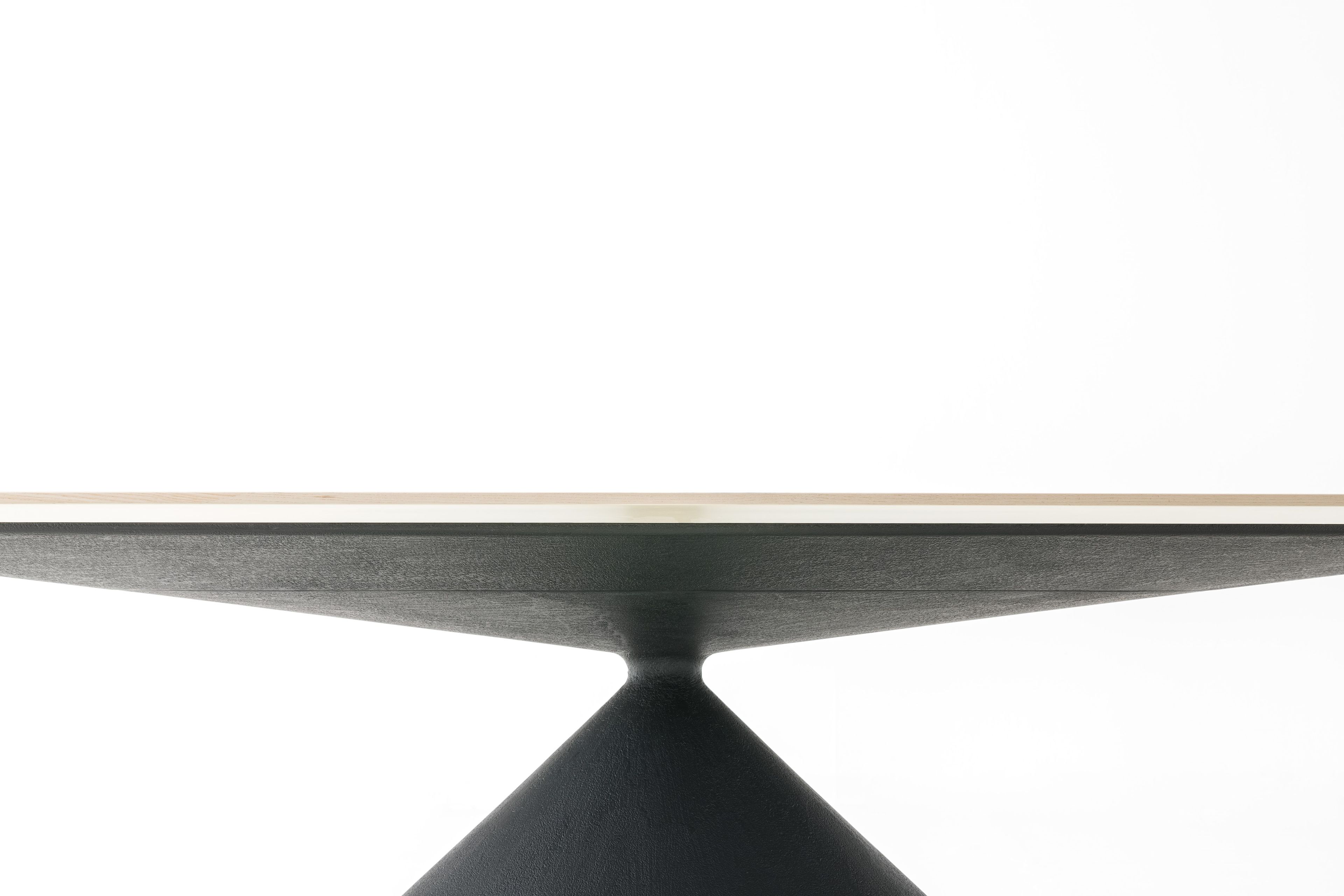 Овальный стол с покрытием из МДФ Desalto глина ARCH-00107839 - Вид №2