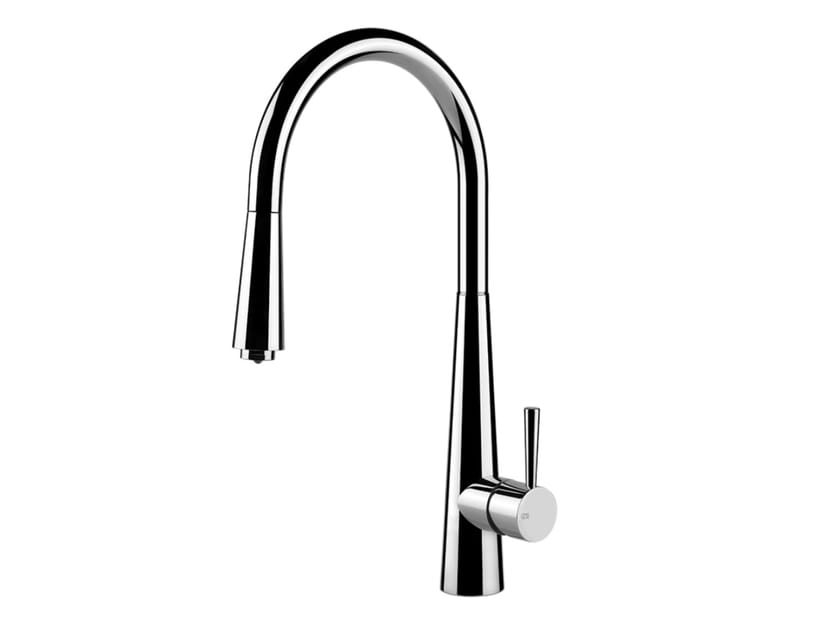 Смеситель для кухни из латуни со съемным ручным душем Gessi Just ARCH-00013480