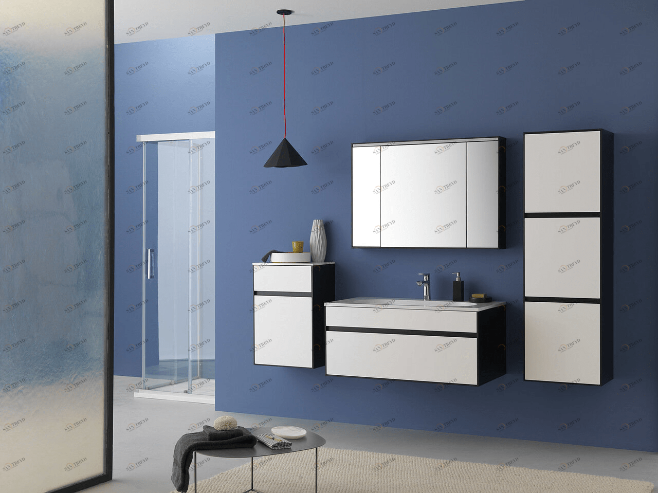 Тумба с раковиной Donna 01010  Словения Kolpa-San 